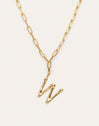 Collar Personalizado Chic Letter XL Acero Baño Oro
