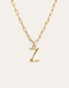 Collar Personalizado Chic Letter XL Acero Baño Oro