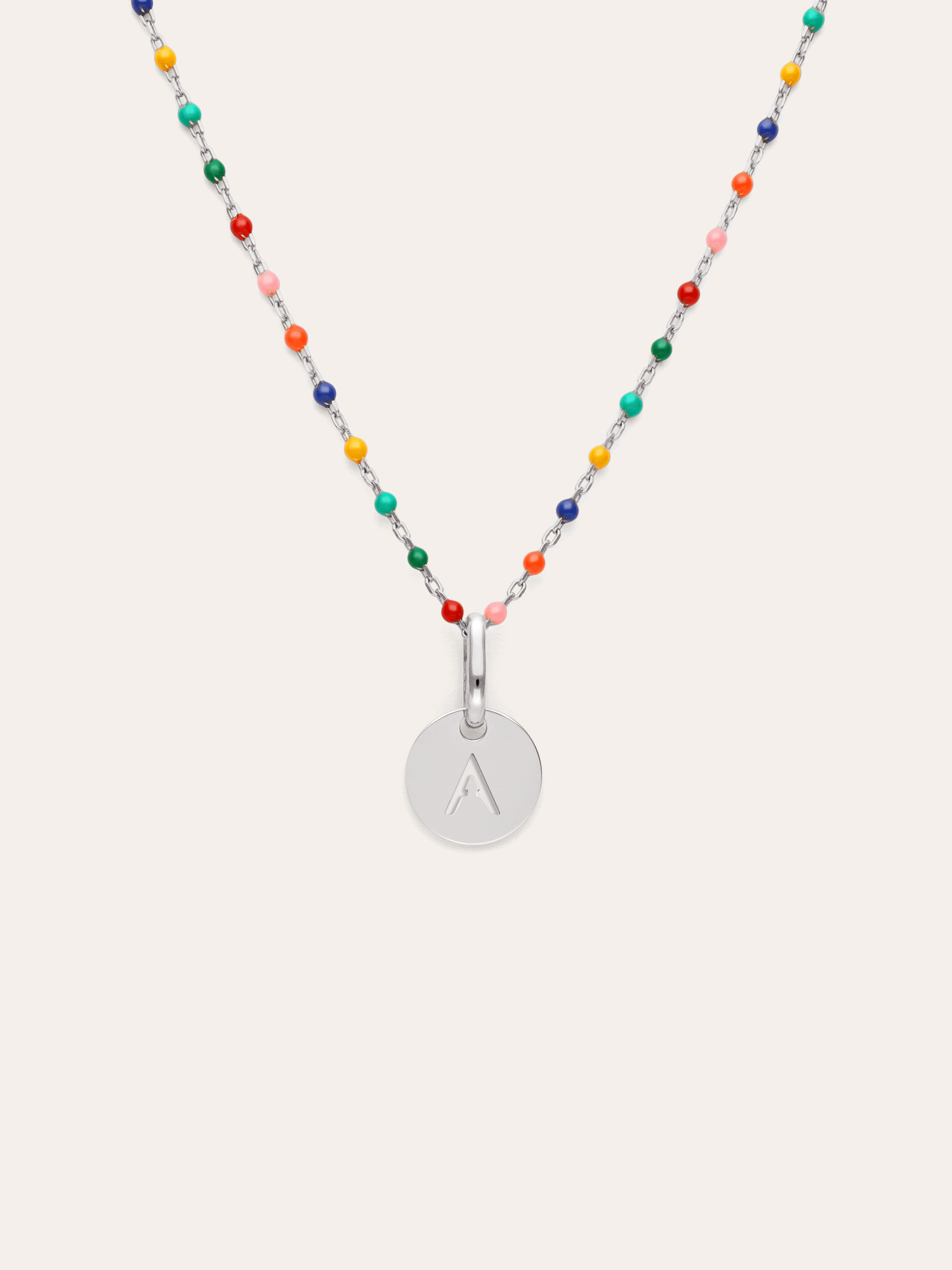 Collana Personalizzata Colors Enamel Letter