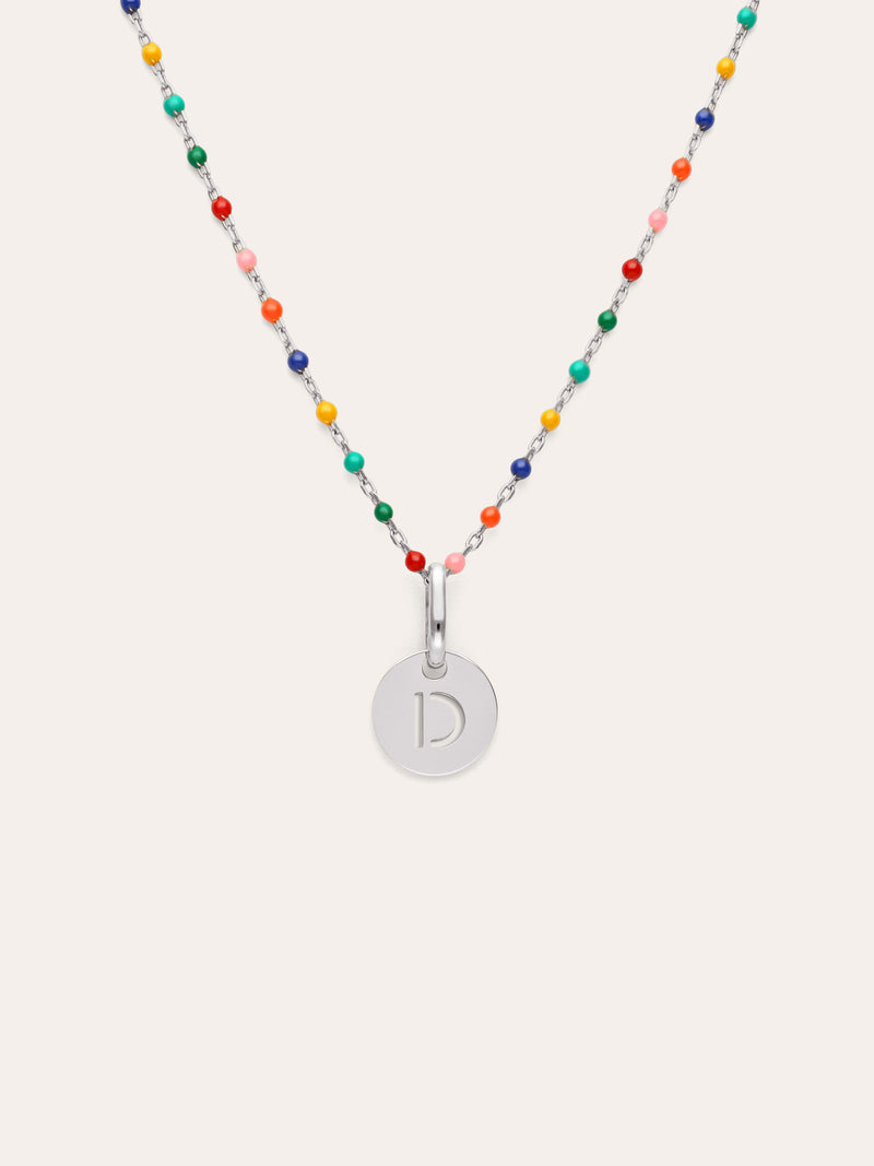 Collana Personalizzata Colors Enamel Letter
