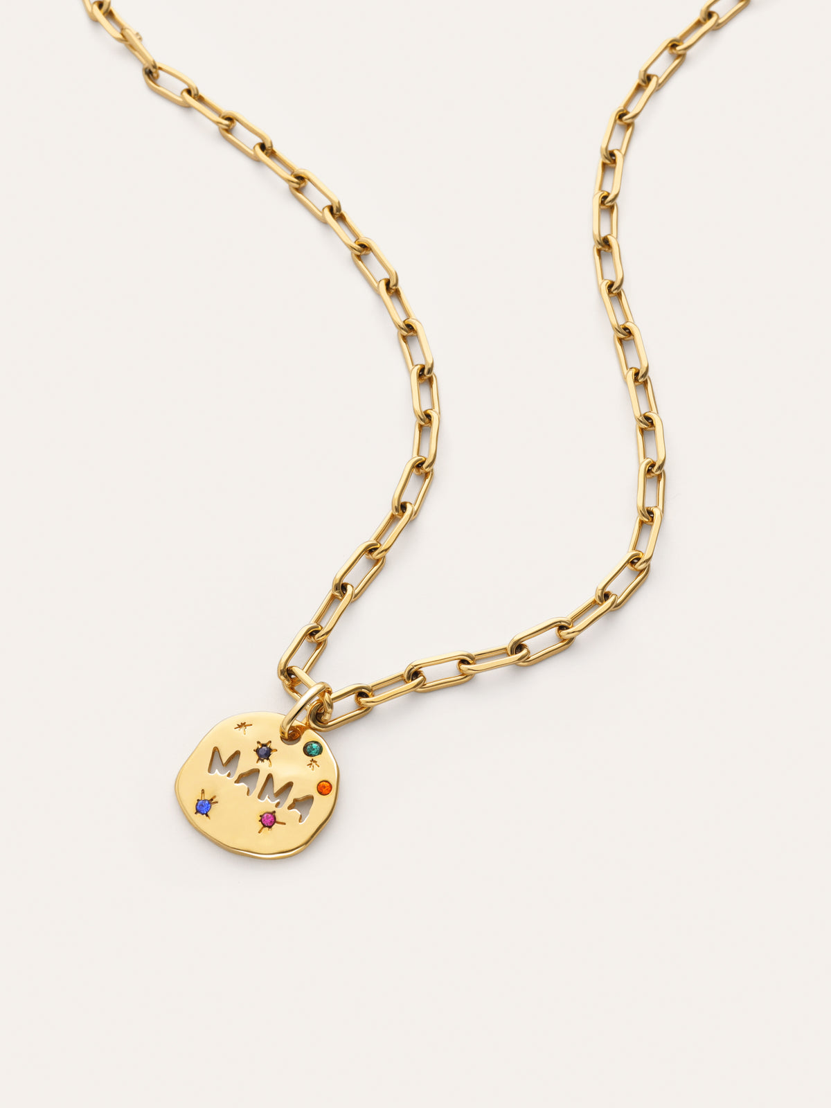 Pack Cadeau Collier Long Chic et Charm Maman Plaqué Or