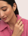 Anillo Zinnia Baño Oro