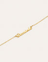 Bracelet Personnalisé Carrie Argent Plaqué Or