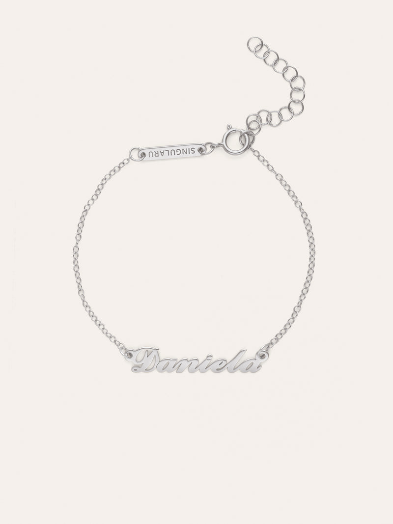 Bracciale Personalizzato Carrie Argento