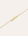 Bracelet Personnalisé Monogramme Argent Plaqué Or