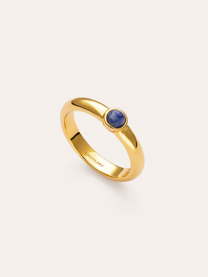 Ring Alma Kyanit vergoldet