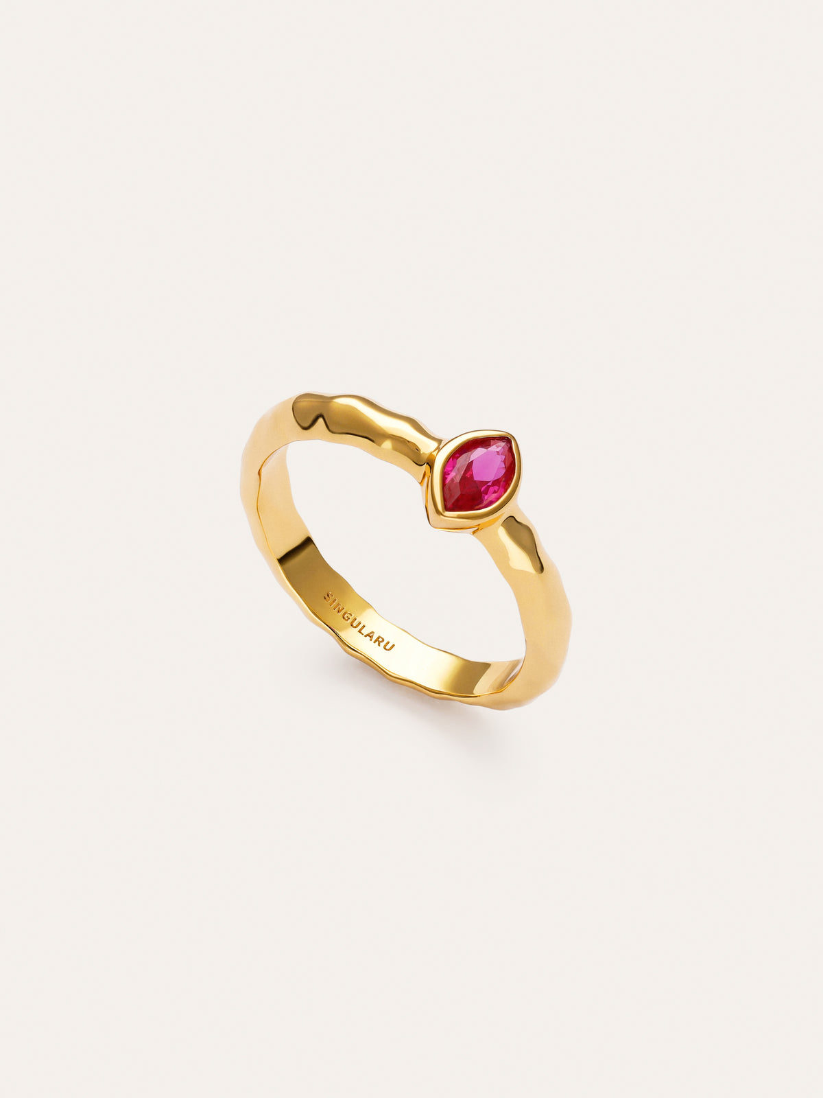 Imagen detalle de Ring Alma Rosé vergoldet
