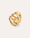Imagen detalle de Loop Ring Gold-Plated Steel