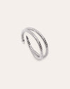 Anillo Doble Twist Plata