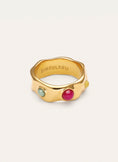 Gina-ring van Staal met goudlaag