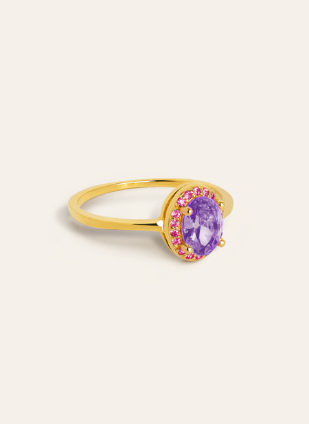 Grape Colors Gold Ring