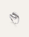 Maxi Abbraccio Stainless Steel Ring 
