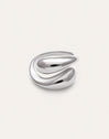 Maxi Abbraccio Stainless Steel Ring 