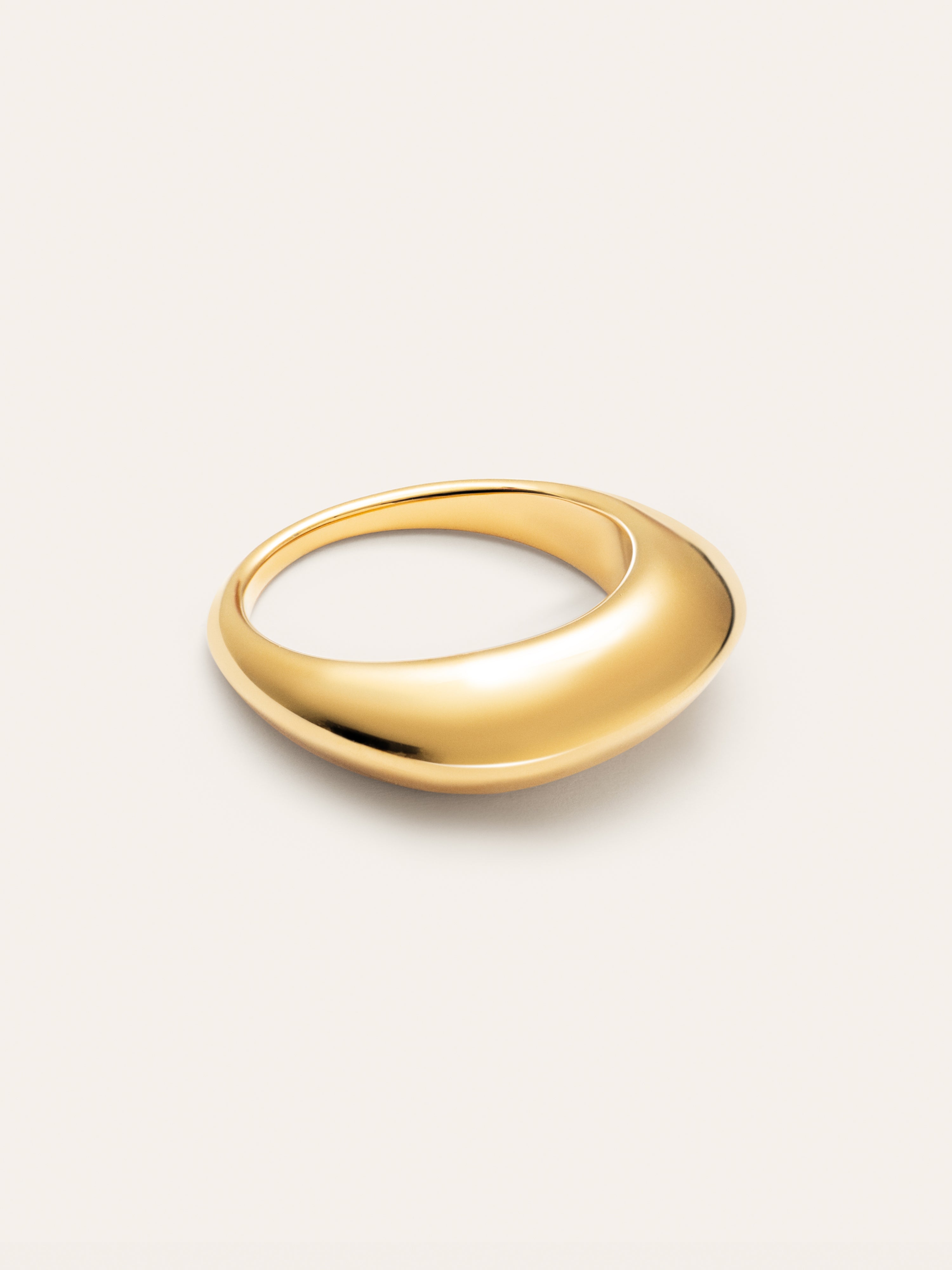 Maxi Mariana Stainless Steel Gold Ring 