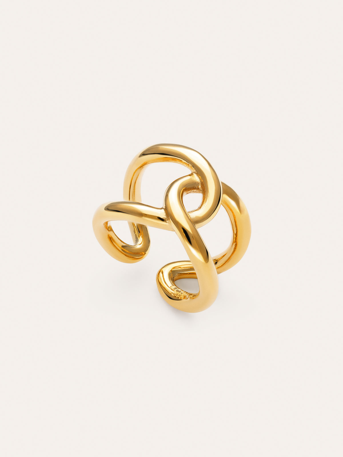 Imagen detalle de Anello One Link Acciaio placcato Oro