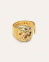 Anillo Organic Colors Zodiaco Baño Oro