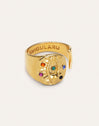 Anillo Organic Colors Zodiaco Baño Oro