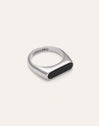 Anillo Proa Negro Acero