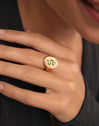 Mystic Snake Gold Ring 