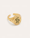 Mystic Snake Gold Ring 