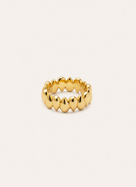 Anillo Sirena Baño Oro