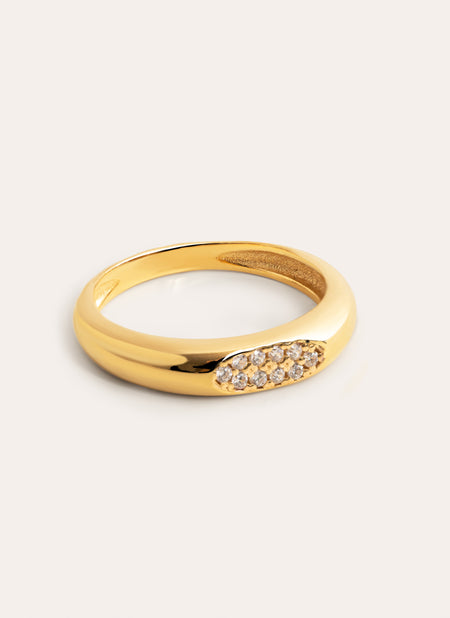 Signet Ivory Gold Ring 