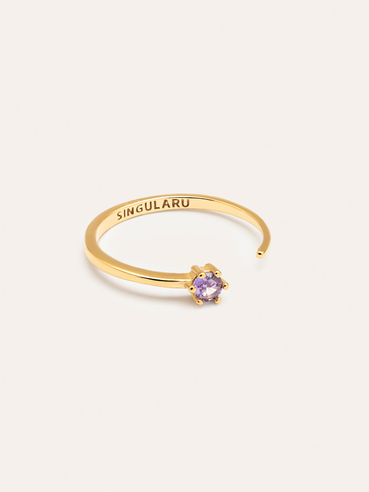 Sophie Lavande Ring mit Goldbeschichtung