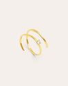 Imagen detalle de Ring Spiral Spark vergoldet