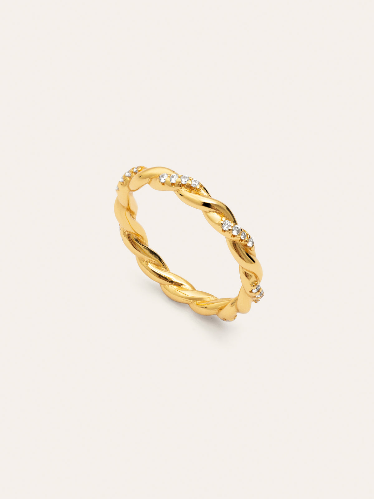 Imagen detalle de Anillo Tressia Baño Oro