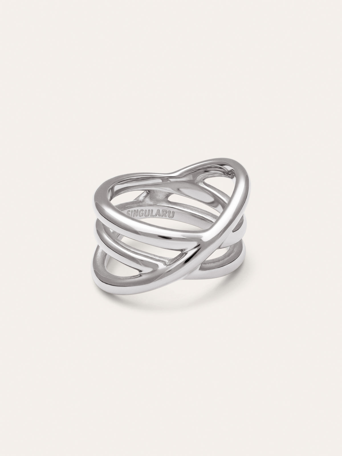 Trinity Ring aus Stahl