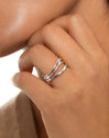 Anillo Waves Plata