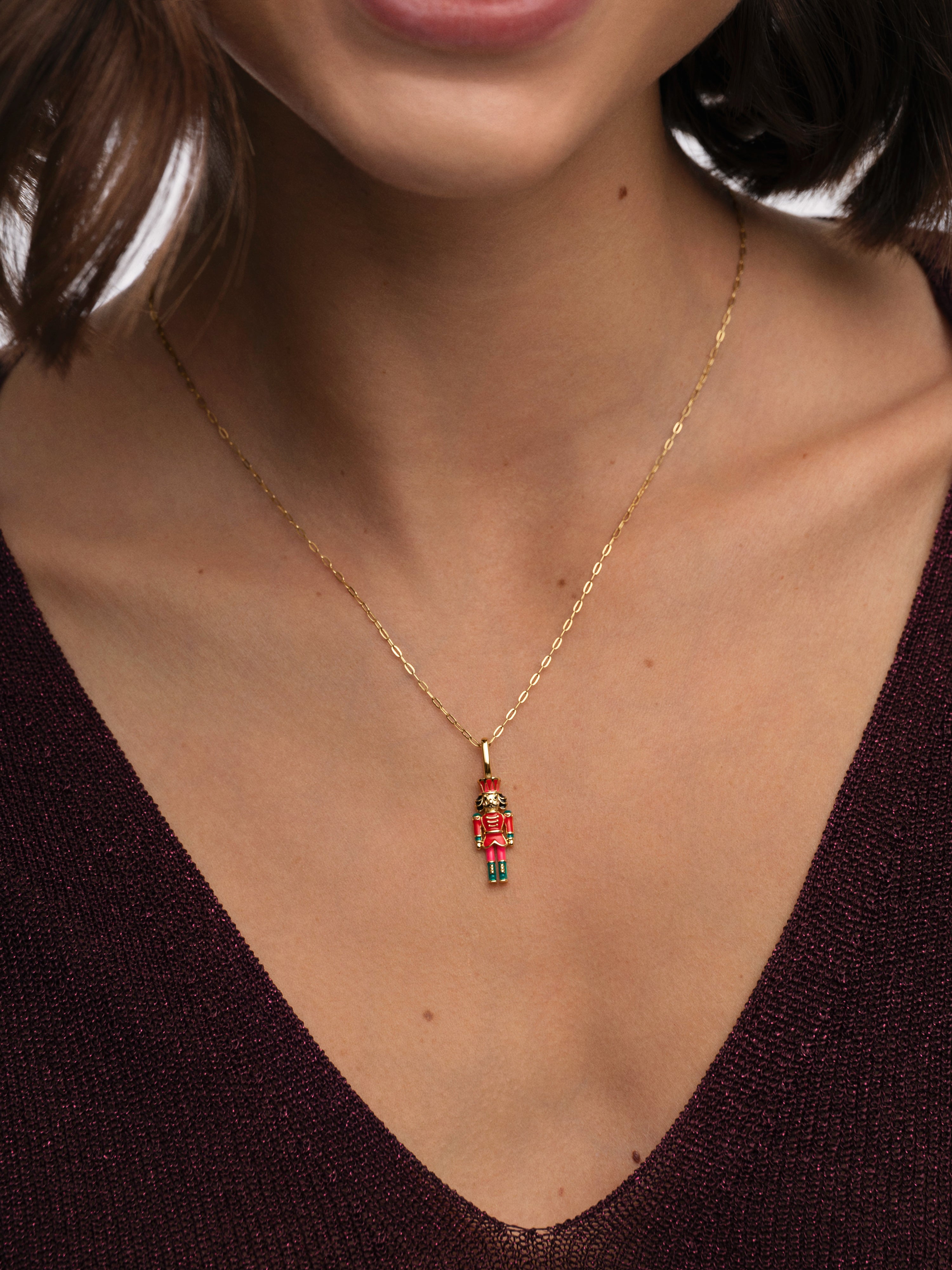 Charm Cascanueces Baño Oro