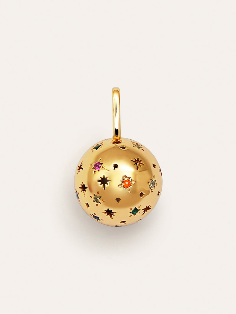 Charm Llamador de Ángeles Baño Oro