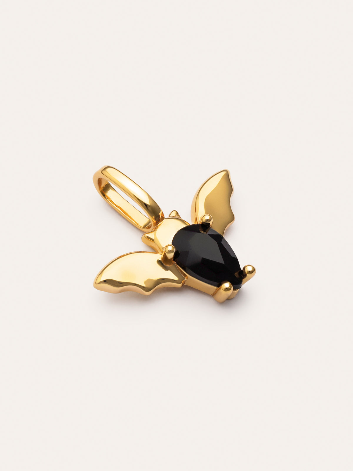 Imagen detalle de Charm Fledermaus vergoldet