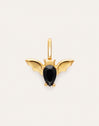 Charm Fledermaus vergoldet