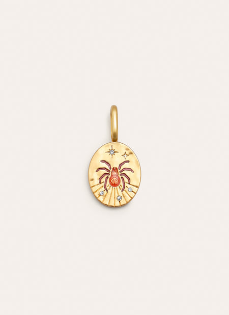 Mystic Spider Gold Charm