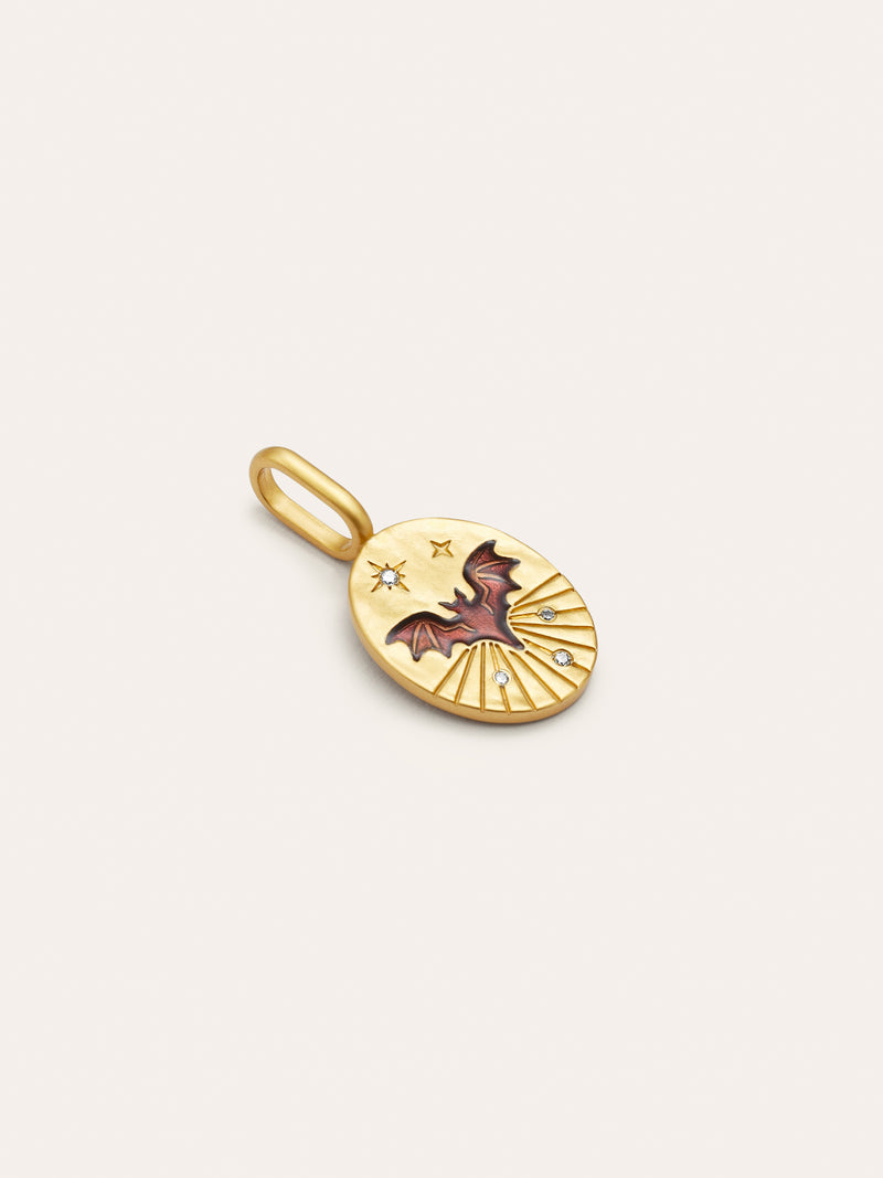 Charm Mystic Murciélago Baño Oro