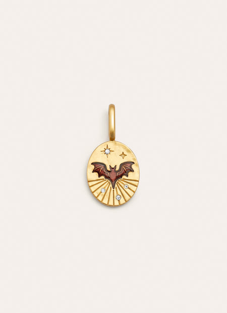Mystic Bat Gold Charm