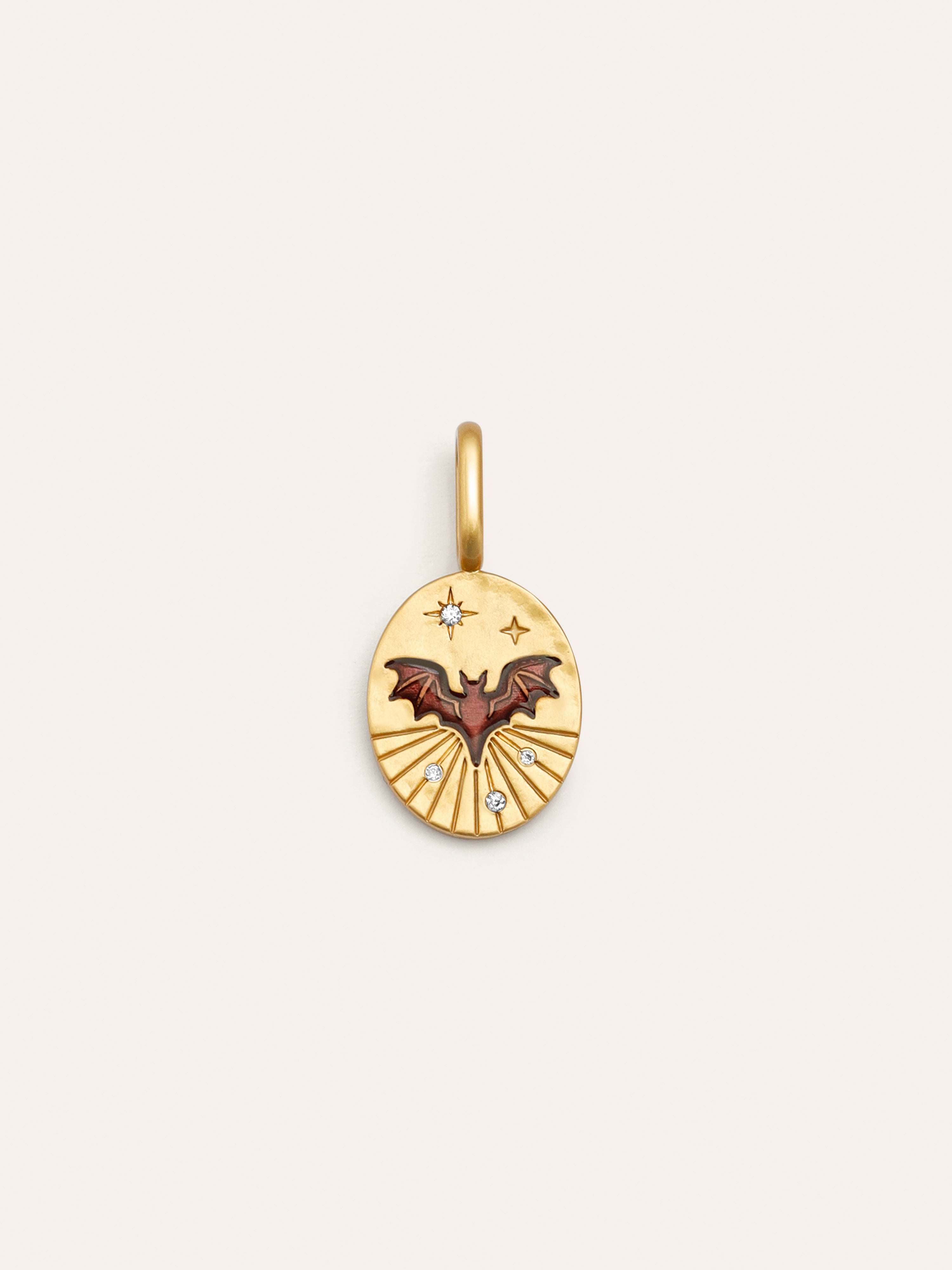 Mystic Bat Gold Charm