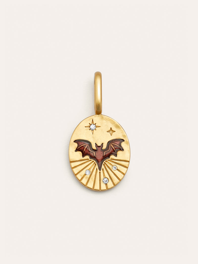 Charm Mystic Murciélago Baño Oro