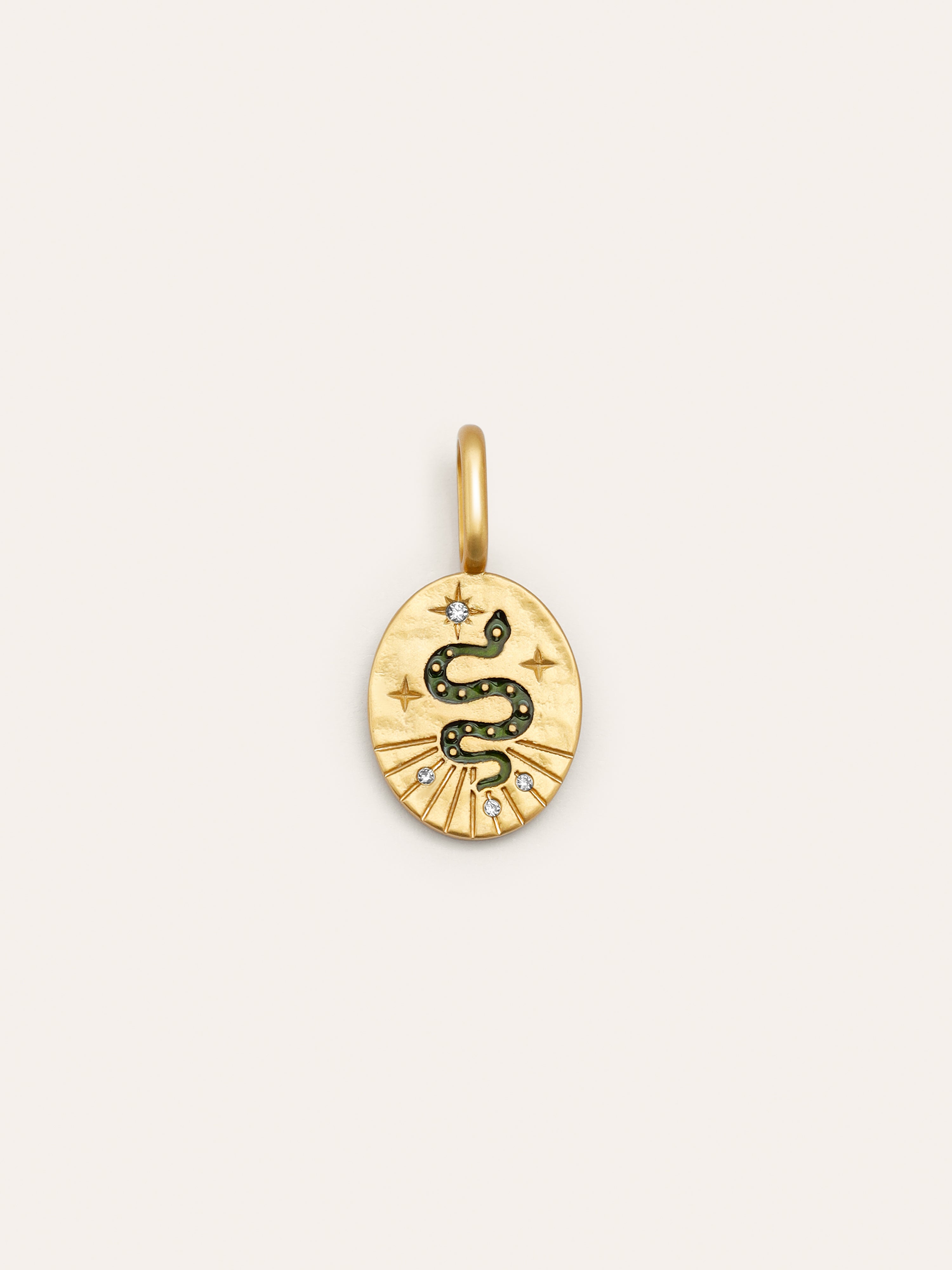 Mystic Snake Gold Charm
