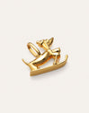 Winter Teckel Gold Charm