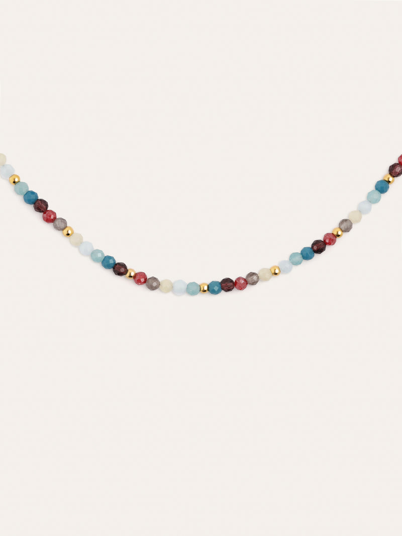 Collar Altea Bruma Acero Baño Oro