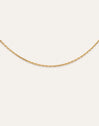 Collar Ana Acero Baño Oro