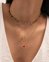 Collar Amour Baño Oro