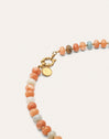 Collar Ámbar Stones Acero Baño Oro