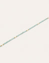 Collar Azulina Acero Baño Oro