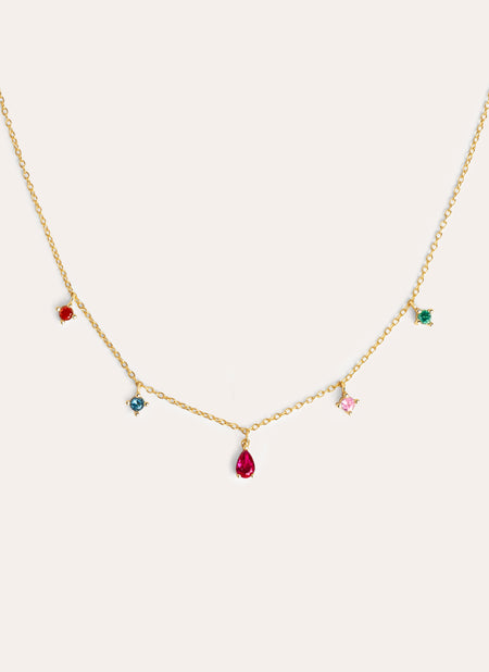 Cascade Colors Gold Necklace