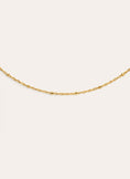 Collar Chance Acero Baño Oro