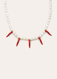 Collar Chili Pearl Acero Baño Oro
